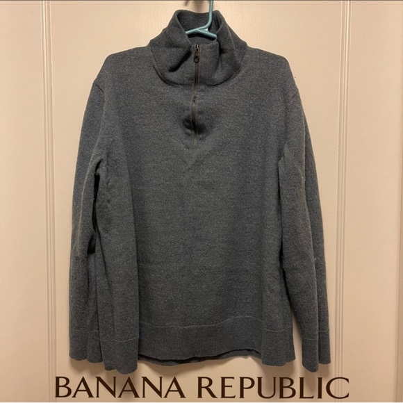 Banana Republic Sweaters Banana Republic Merino Wool Quarter Zip